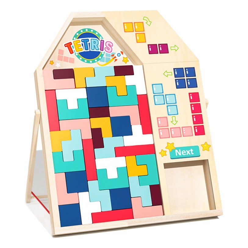 Tetris bloques de construcción rompecabezas desarrollo inteligencia infantil 4 a 6 años y niñas juguetes ensamblados 1,9 kg