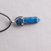 Organic pendant, natural water, crystal, bullet, necklace, European style