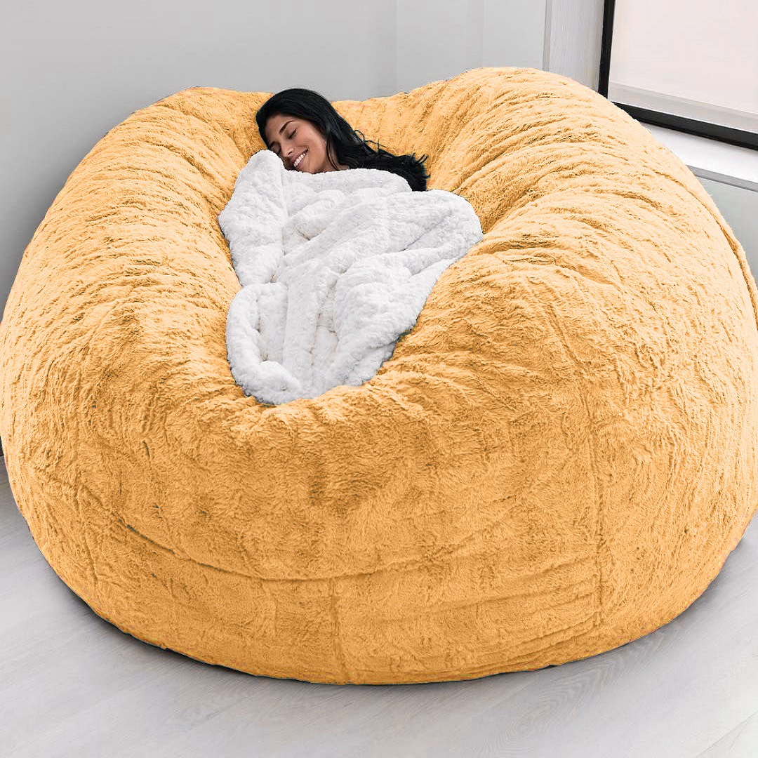 Bolso de frijoles de sofá perezoso Amazon venta caliente transfronteriza bolsa de esponja juego de sofá de bola redonda tatami ventas directas de fábrica image 14