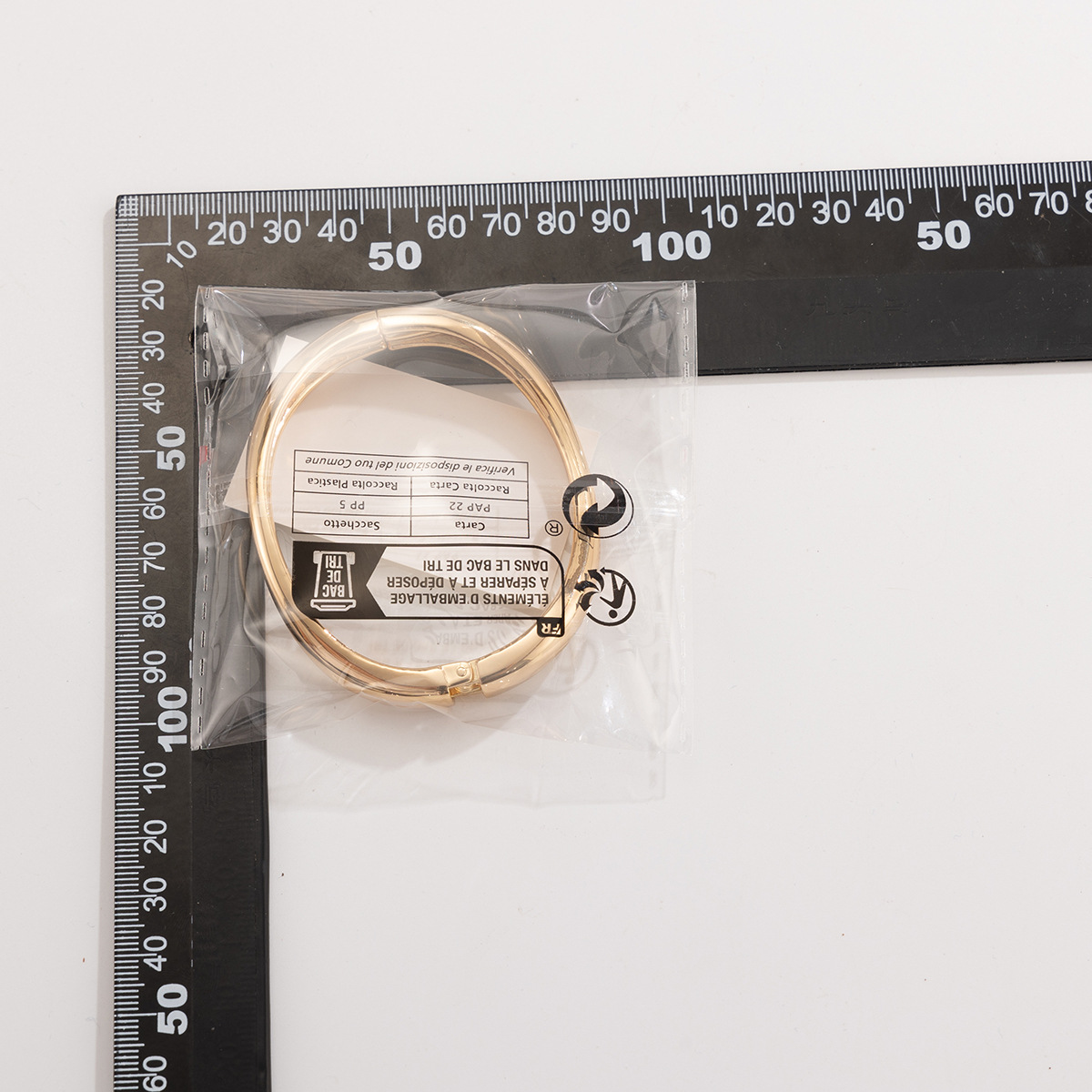 32g Weight Bangle Classification Alloy Chain Material Street Occasion Alloy Material Geometric Pattern Women's Gender Plating Design Exaggerated Style Exaggerated Geometric Alloy Bangles Wholesale 4