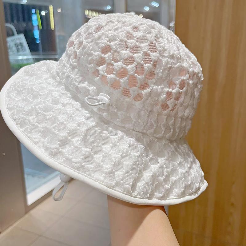 Sombrero de sombrilla para bebé Sombrero de pescador delgado de verano Alero grande protector solar para bebé transpirable Sombrero de lavabo para bebé súper lindo