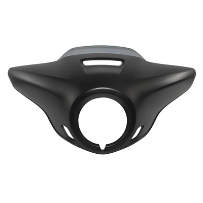 Motorcycle front windshield: hood spoiler hood headlight