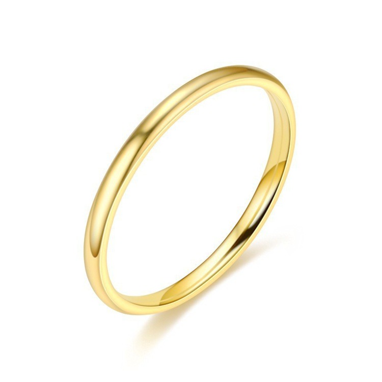 6g Weight PVD Coated Gold Plating Process Real Gold Plated Plating Material Zircon Inlay Material Rings Classification 18K Gold Plating Color 1 Piece Quantity Daily Occasion 201 Stainless Steel Material U Shape Pattern Unisex Gender Fashion Style Waterproof Non Tarnish, Inlay Craft Real Gold Plated 201 Stainless Steel PVD Coated Zircon U Shape Waterproof Non Tarnish Fashion Rings For Unisex 8