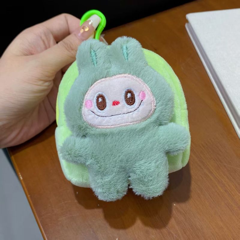 漫画ぬいぐるみバニーマット人形ペンダント女の子小銭入れカードバッグ装飾キーホルダービーズチェーンペンダント|undefined