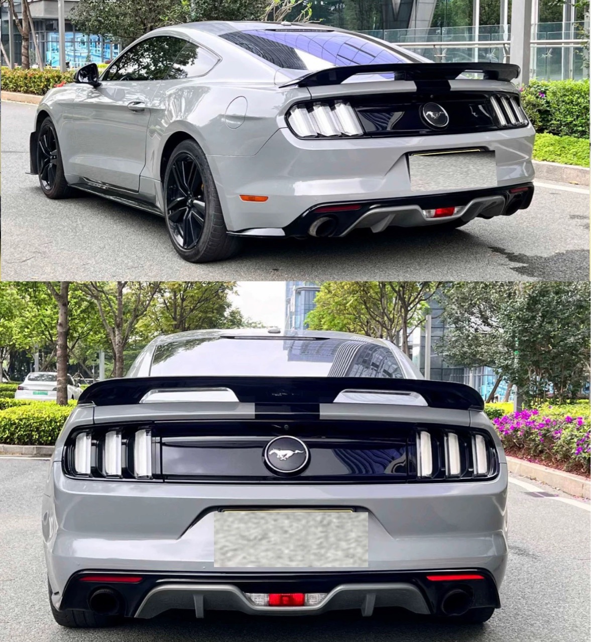 Suitable for 15-21 Ford Mustang Gt500 Large Rear Wing Modified Mustang Rear Spoiler Fixed Wing Carbon Fiber
