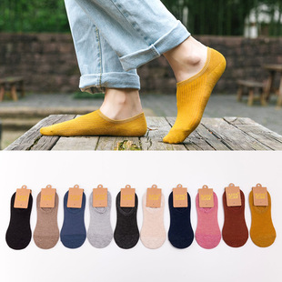 Disposable Socks, Street Stall Socks, Four-Season Socks, Labeled Boat Socks, Women's Socks, Women's Pure Cotton Silicone Anti-Shedding Socks