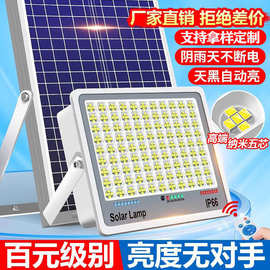 2026新款太阳能照明灯爆闪户外大门路灯天黑自动亮家用室内庭院灯