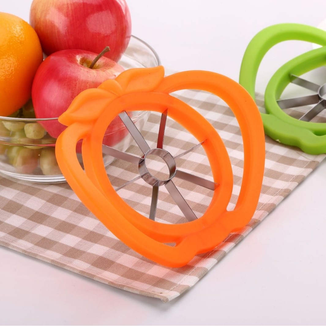 Separador de frutas de desnucleo, cortador de plástico, cortador de frutas de manzana de acero inoxidable, cortador de frutas de manzana grande