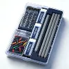 Metal Eternal Pencil 11-piece Set (Brown)