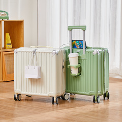 New fashion USB portable travel bag small 18-inch trolley multi-purpose men and women students luggage 