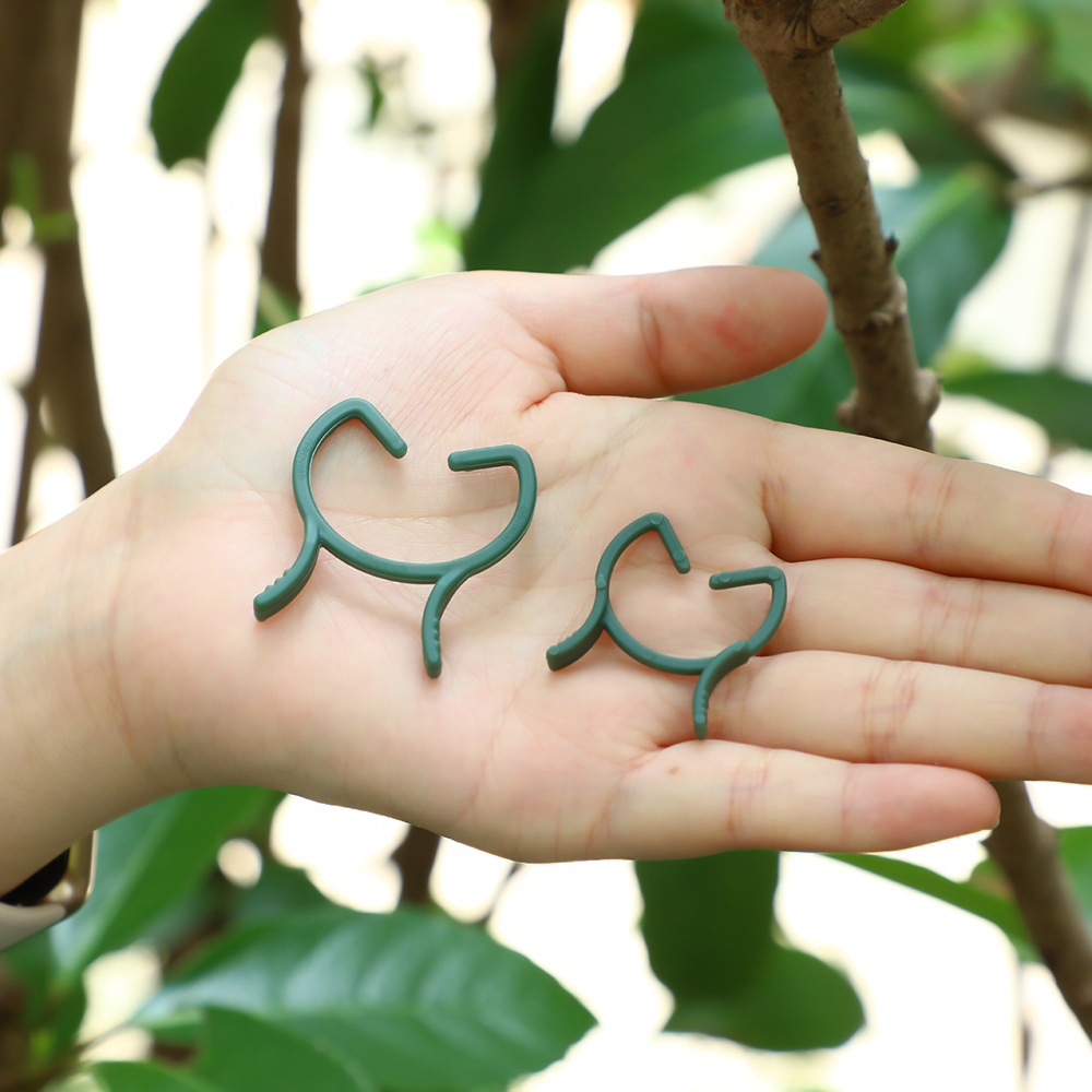 Gardening Plant Clips, Fixed Clips, Figure-Eight Buckle Binding Grafting Clips, Vine Fasteners for Green Plants, Seedlings, and Flowers