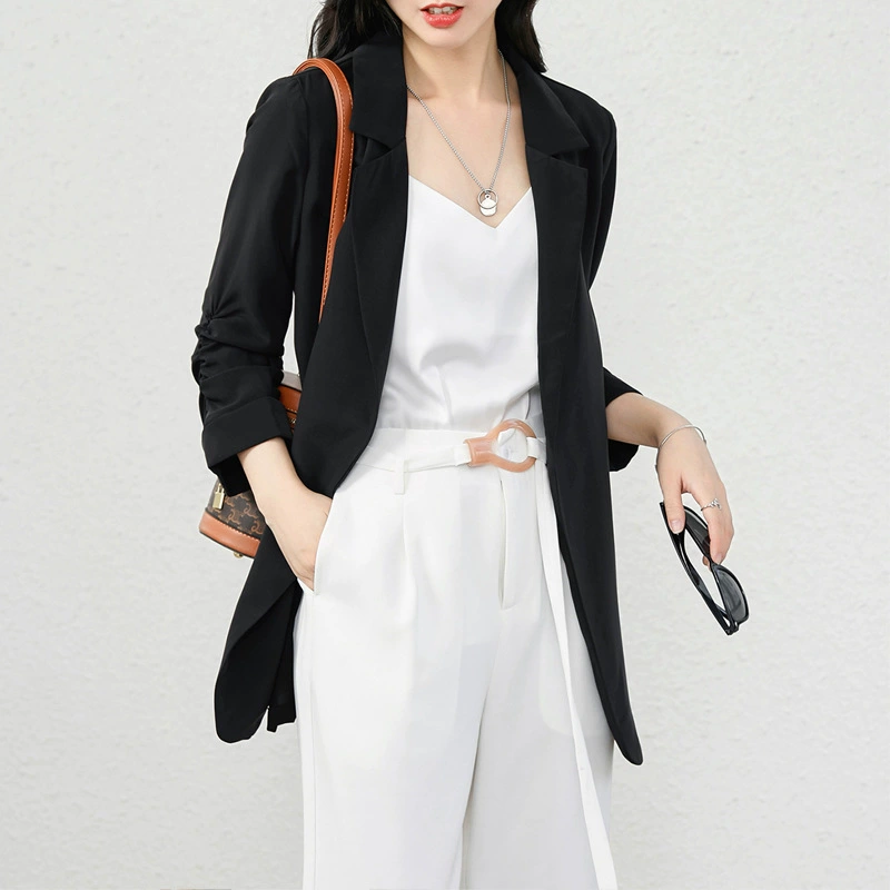 Пятно летний большой размер женский тонкий маленький пиджак толстый мм летнее платье тонкий костюм толстая сестра солнцезащитный крем 2013