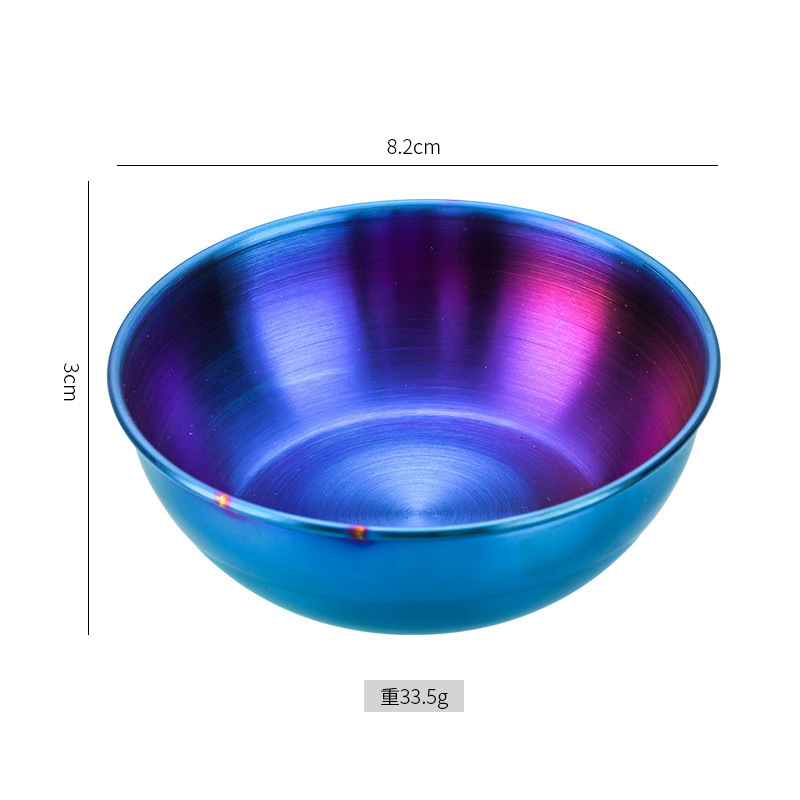 元のメーカーのステンレスのおかずの皿の調味料の皿の現物の家庭用の骨の皿の調味料の小皿の鍋の調味料の皿|undefined