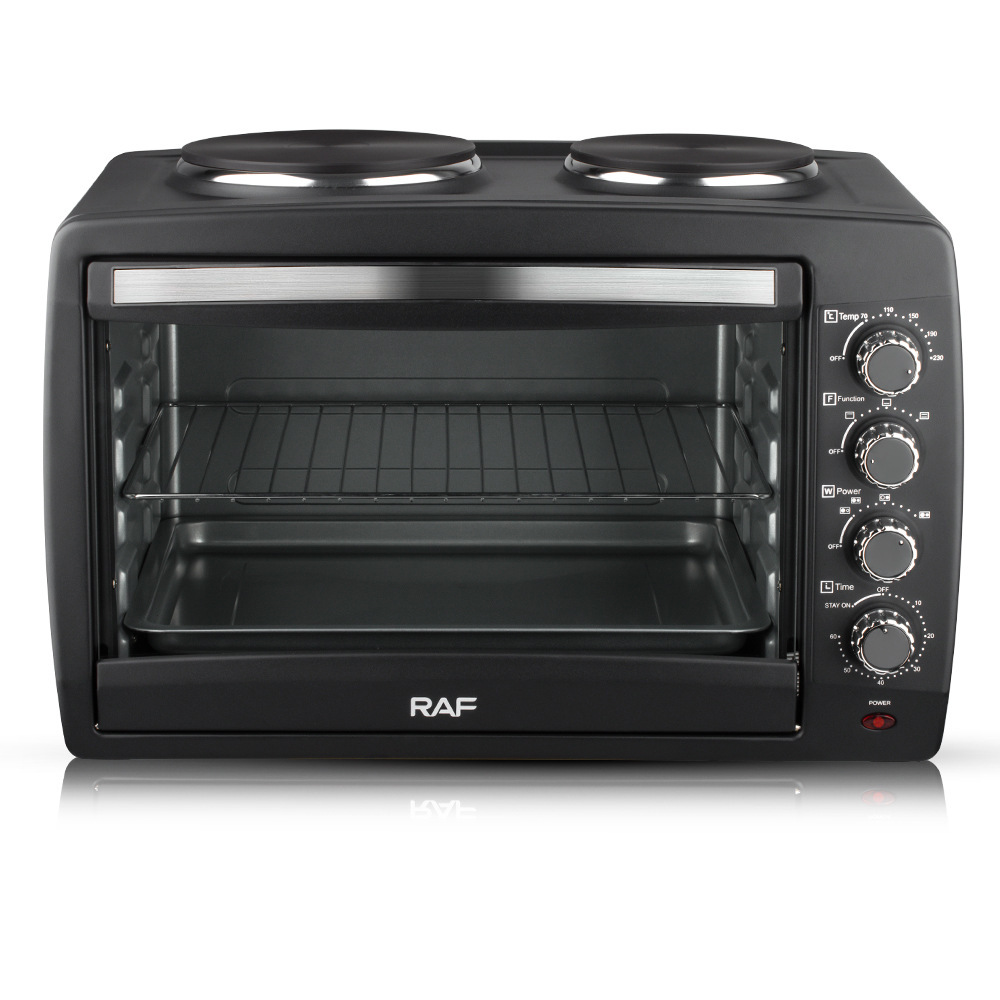 RAF Euro-cross - border 2 - in - 1 horno eléctrico multifuncional electrodoméstico de cocina para hornear pasteles fritos 55L