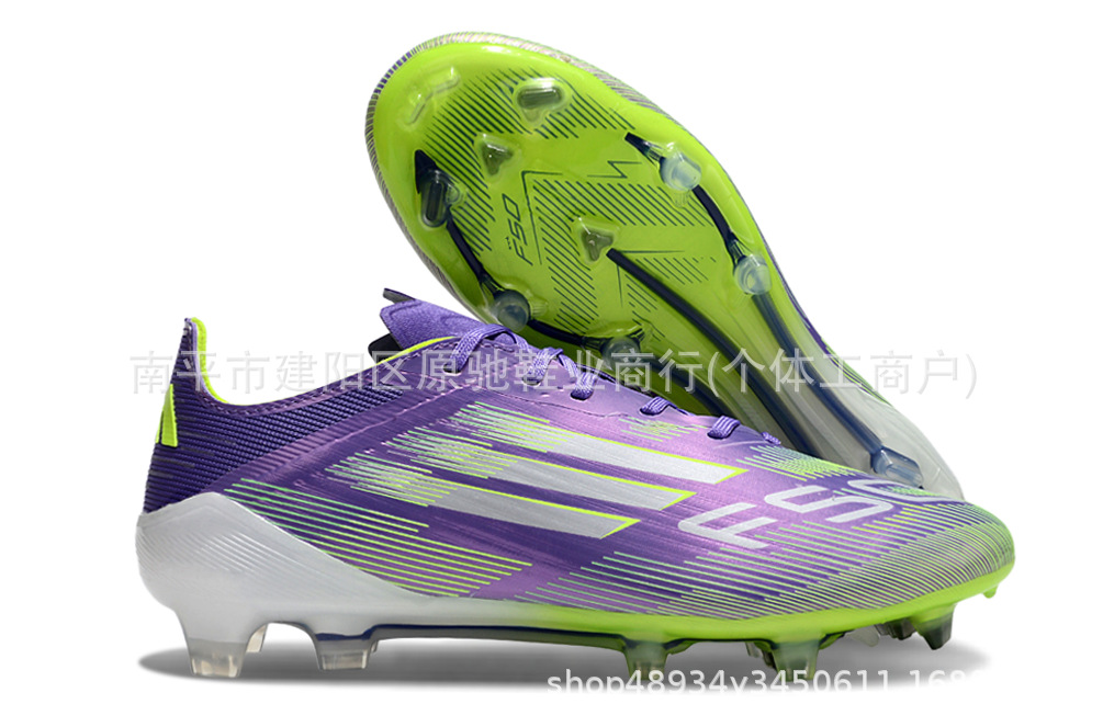 Fábrica de Putian al por mayor F50 zapatos de fútbol FG zapatos con lengua baja zapatos de fútbol hombres