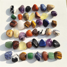 批发天然电气石红碧玉黄虎眼石榴石石英水晶滚石
