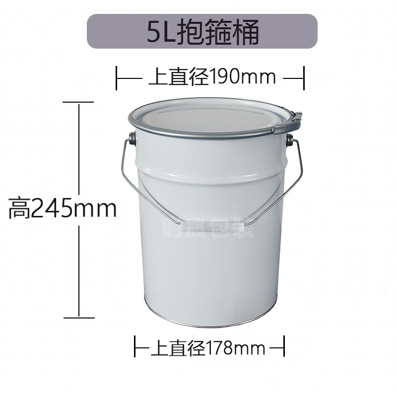 特価0.1-30L丸型化学塗料鉄製密封空樽塗料コーティング小口角型ブリキ樽|undefined