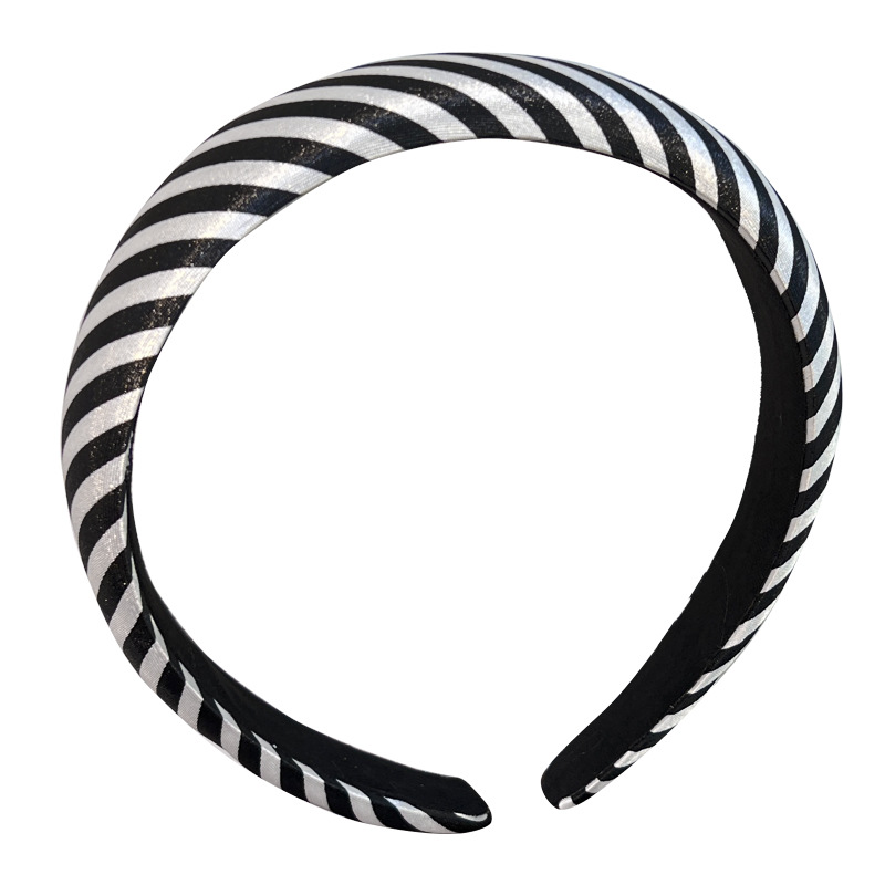 Retro Stripe Cloth Hair Band display picture 1