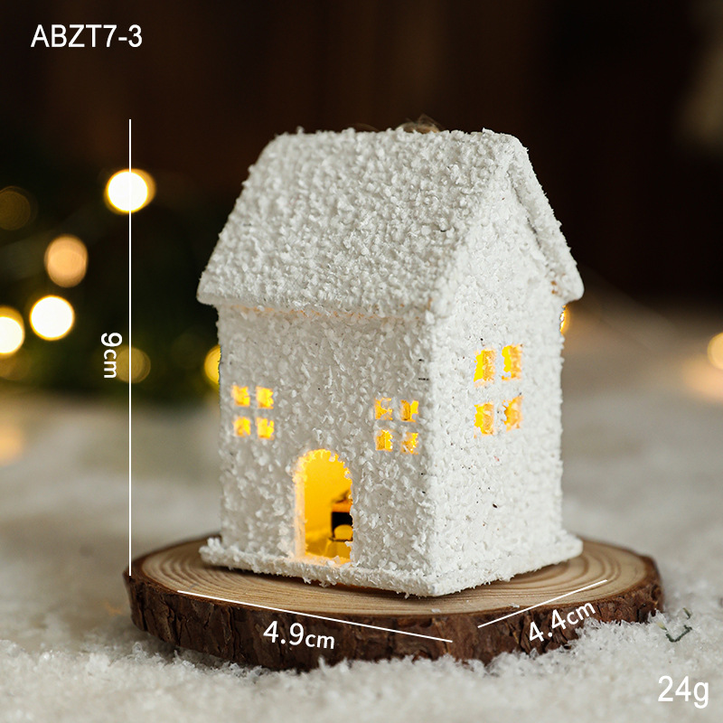 Hong Kong Heng decoración de Navidad escritorio LED blanco casa decoración árbol de Navidad colgante decoración diseño creativo