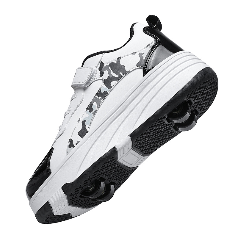 Children's skates for boys on four wheels for students