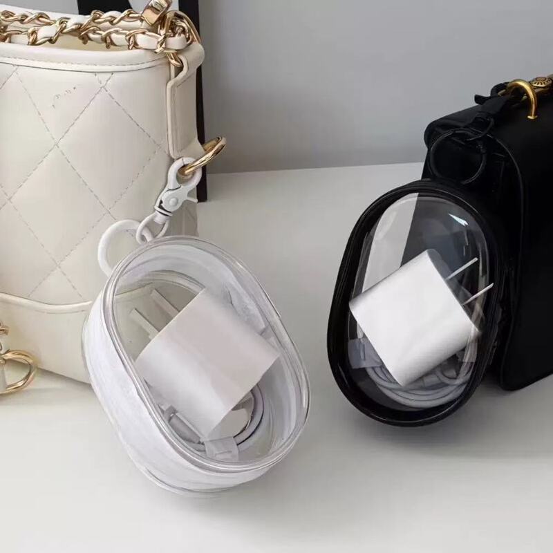 Transparent Data Cable Storage Bag Travel Digital Charger Storage Box Cable Management Protective Cover Hook Portable Bag Transparent Data Cable Storage Bag Travel Digital Charger Storage Box Cable Management Protective Cover Hook Portable Bag
