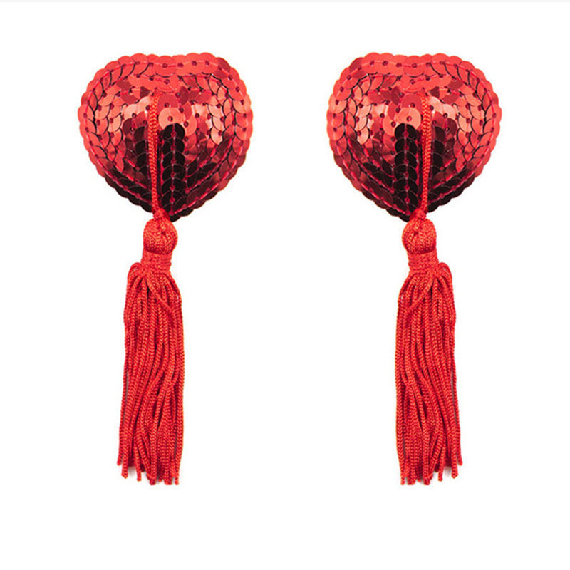 Adhesiones de pecho, adhesiones de pecho de encaje, accesorios de ropa interior, adhesiones de pecho de bordilla en forma de corazón El A16