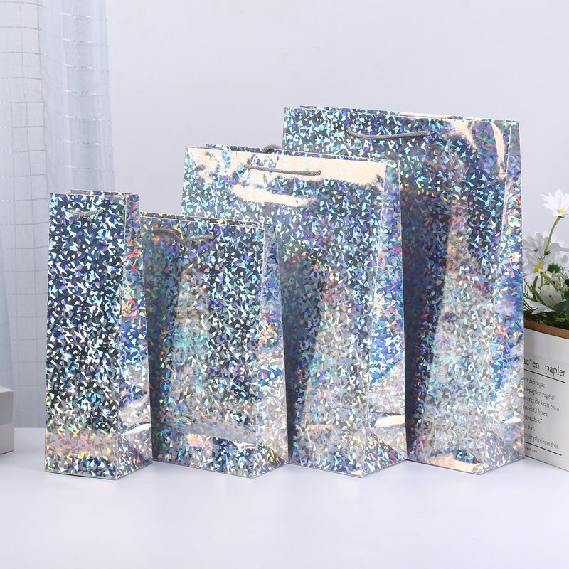 Plata; bolsas láser, papel de poli; 10 * 9 * 33.5
