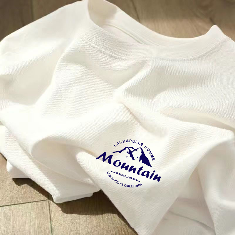 Japanese Style Harajuku Style Small White T Men's and Women's Same Style Gender-free Harajuku Style All-match Summer Ice Silk Cool Short-sleeved T-shirt