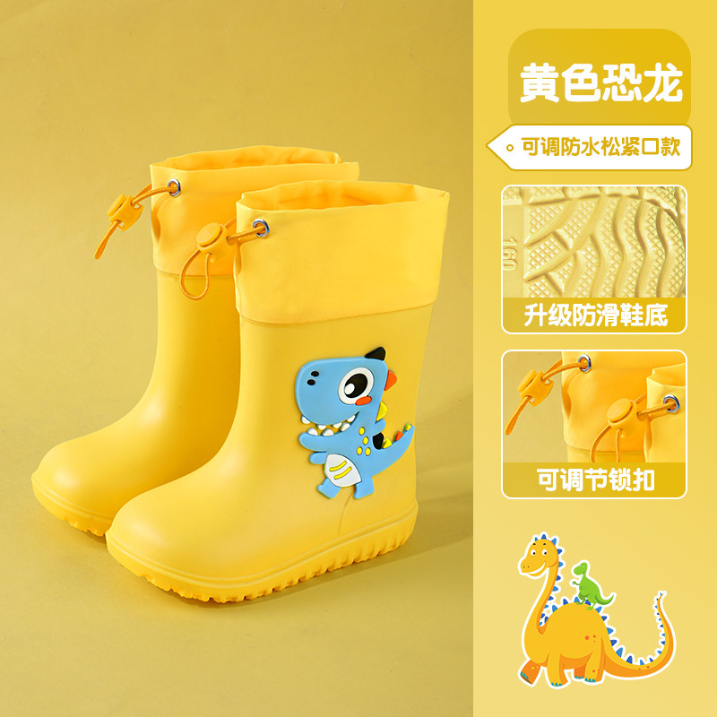 儿童雨鞋卡通可爱男女童防水雨靴宝宝小孩防滑水鞋学生胶鞋批发|undefined