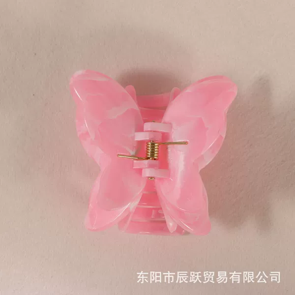 Color changing double layer butterfly pink pattern