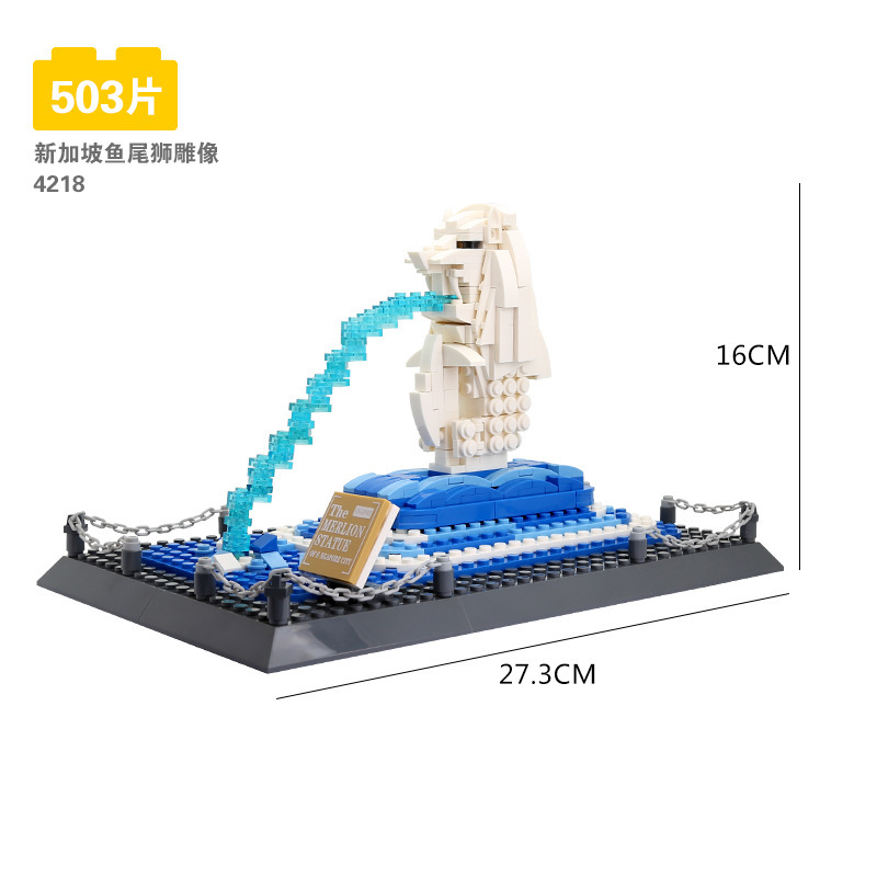 Wange World Architecture series compatible con Lego pequeñas partículas Tiananmen modelo de construcción rompecabezas ensamblar bloques Juguetes