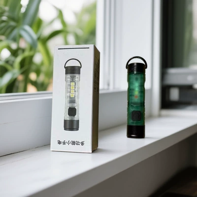 UV fənərlər: Mini Aluminum Alloy Flashlight Outdoor - original-second-generation-imperial-green-red-and-blue-flash-uv-purple-light-ctc-atc-charging-fluorescent-good-camping-atmosphere