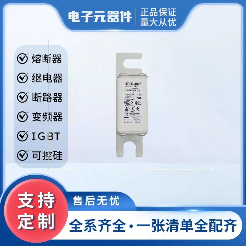 巴斯曼熔断器170M1410170M1415型号齐全现货直供高压大功率