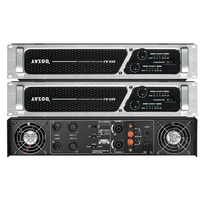 Amplificador de Altavoces Profesional Personalizado al por Mayor, Conjunto de Audio para Actuaciones al Aire Libre, Amplificador Digital de Alta Potencia para Post-Escenario