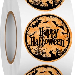 500 ハロウィンホリデーお祝いスカル粘着ステッカーラベルシールステッカー
