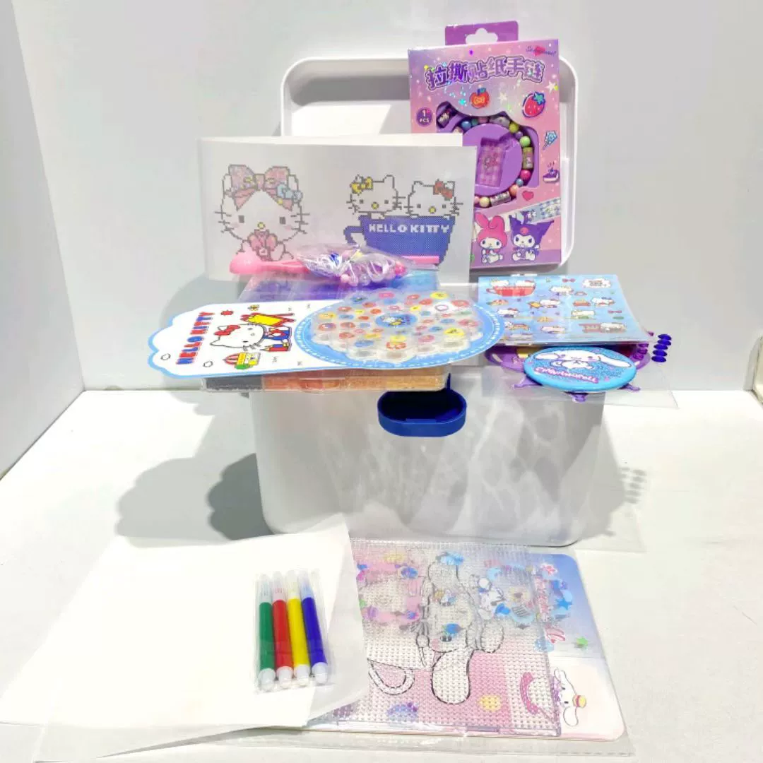 Hello kitty, подлинный короб storage, детский подарочный набор, умная игрушка ручной работы, набор, подарок на день рождения