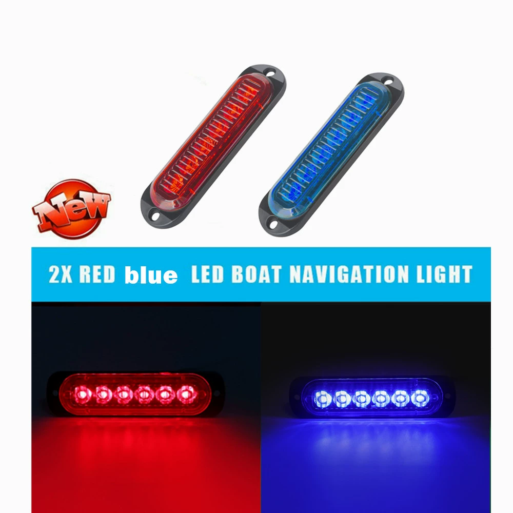 Морская яхта, LED навигационный свет, огни, 12V