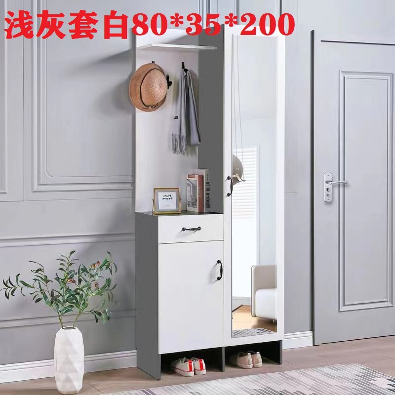 80 라이트 그레이 화이트 오른쪽 길이 80*폭 35*높이 200_프레임 구조