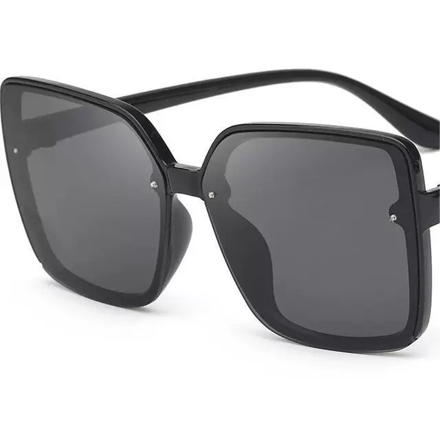 Square trend sunglasses, Korean style, internet celebrity