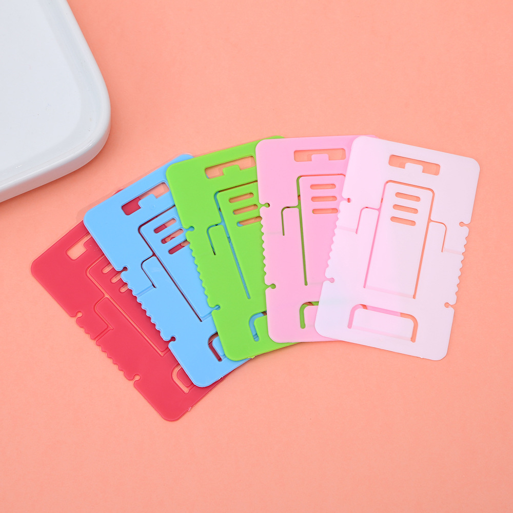 Creativo perezoso soporte de teléfono móvil de escritorio simple soporte de teléfono móvil de plástico plegable regalos al por mayor regalos se pueden imprimir LOGO