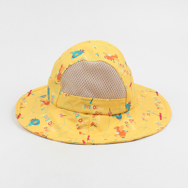 Korean Thin Section Cartoon Kids Fisherman Hat display picture 6