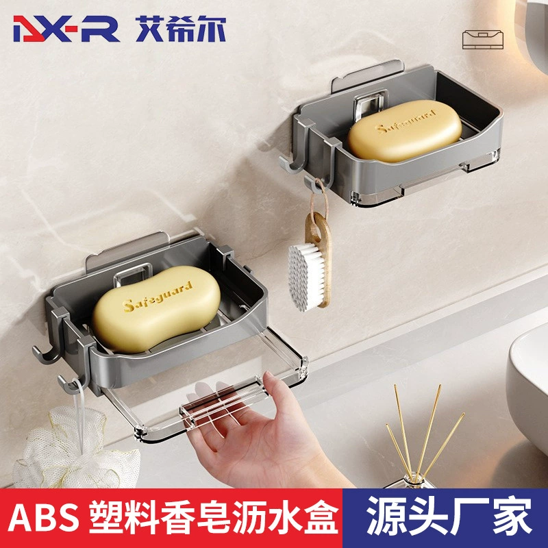 Трансграничная настенная мыльница с крючком для слива посуды для домашней ванной мыла для хранения мыла полка для ванной комнаты