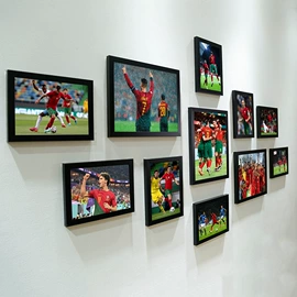 照片墙;相框、画框