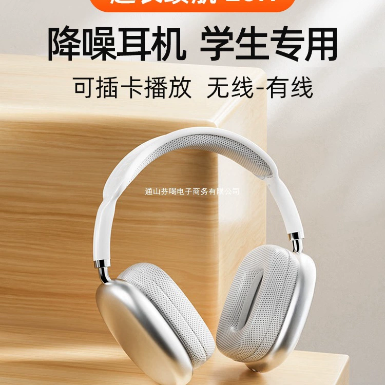 Bluetooth-гарнитура накладная, для занятий по английскому, прослушивания музыки, серфинга в интернете, чёткая прямая трансляция, шумоподавление, качественная, для студентов