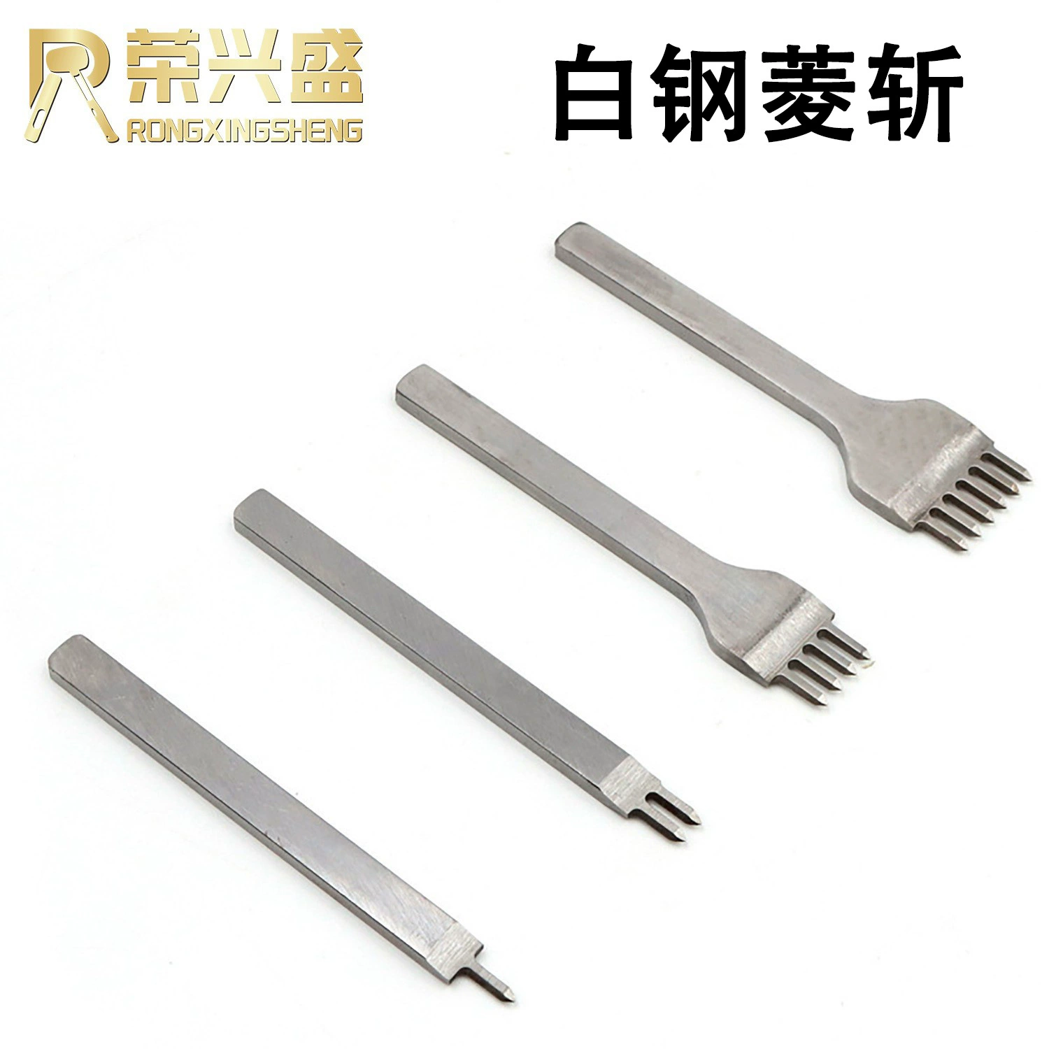 Фабрика прямая белая сталь плоская отбивной японское искусство кожа резьба по коже кожа DIY инструменты для изготовления кожи Шестерня Алмазная отбивной