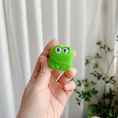 lovely originality Jewelry box The Frog Prince Ring box Gift box Necklace box Gifts Packaging box Flocking Jewelry box