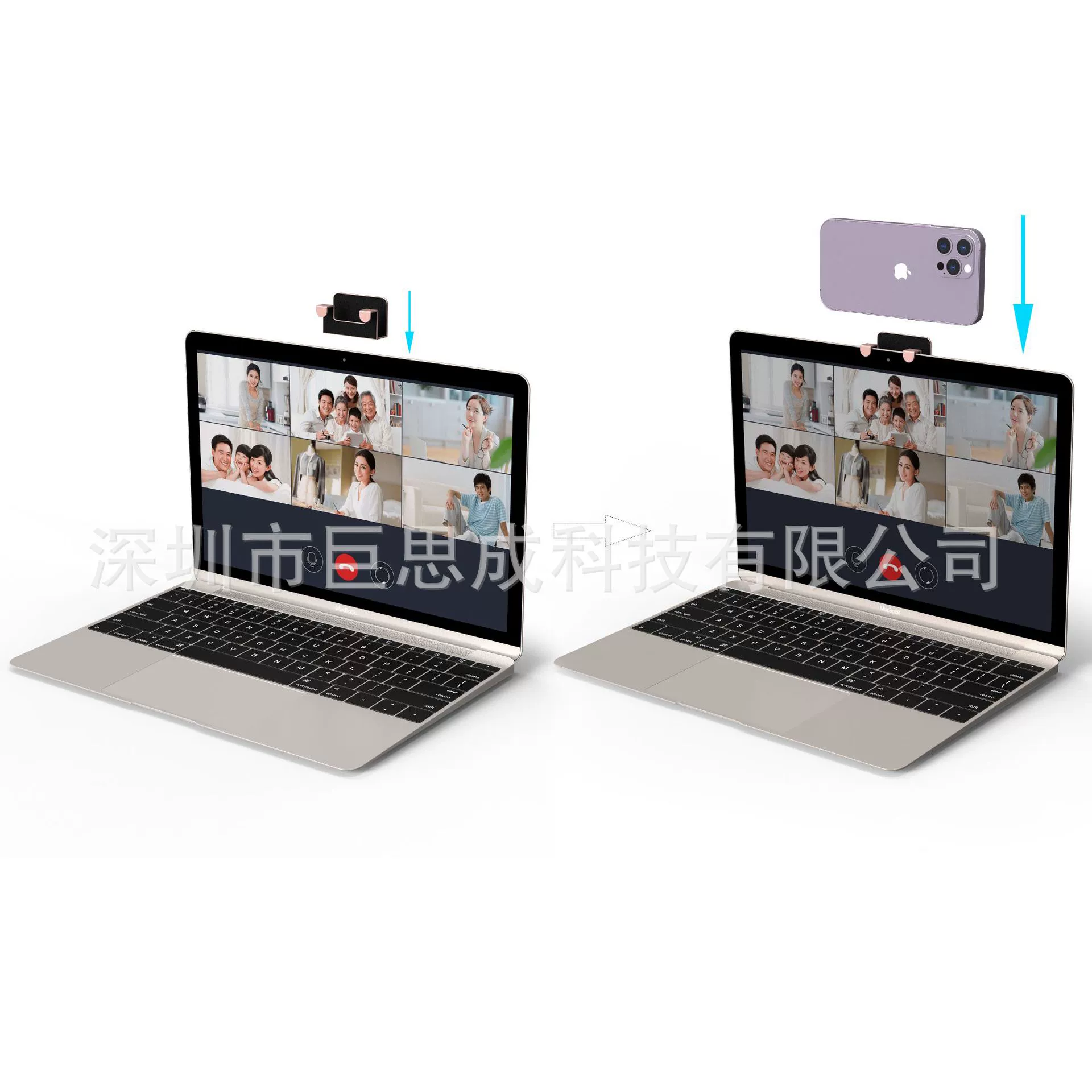 Apple, Mac, совместимый ноутбук, трубка, держатель для телефона