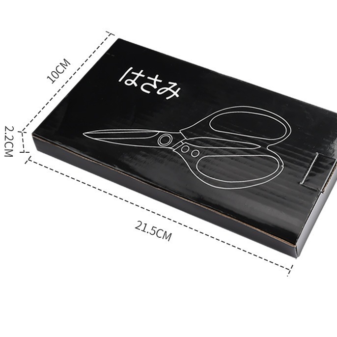 SK5剪刀彩盒铝合金柄厨房剪刀盒子剪刀工厂直销K82大柄剪刀盒子