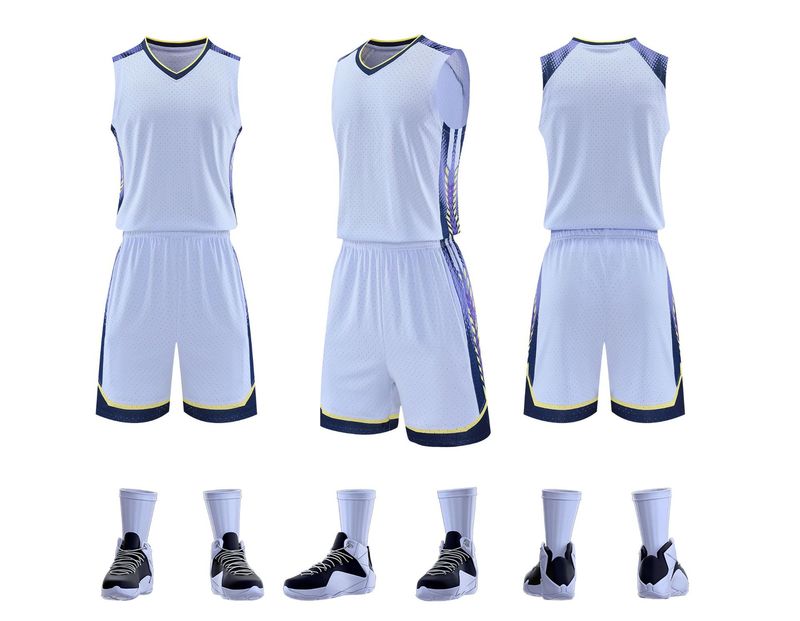 バスケットボールの服のスーツの男性のユニフォームの大学生の試合のユニフォームの服の夏の訓練服のスポーツベストはバスケットボールの服を印刷します。|undefined