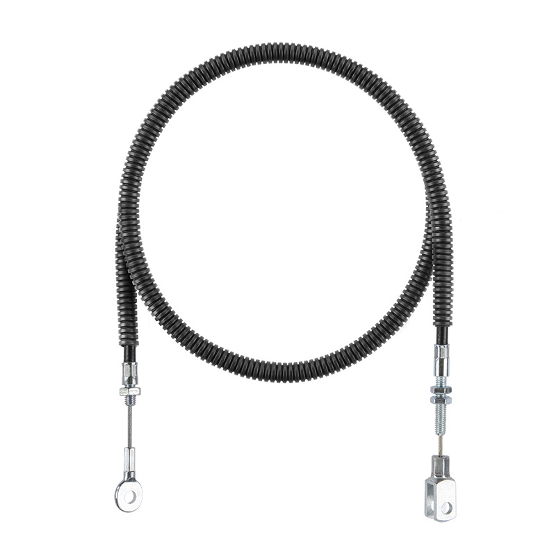 Suministro directo de fábrica de líneas de control de resortes de gas para bicicletas, vehículos eléctricos, motocicletas, carretillas y cochecitos, líneas de freno de PU negras.